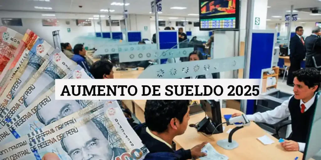 Aumento de sueldo trabajadores del sector público 2025